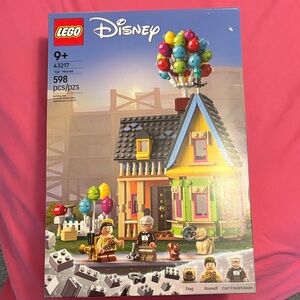 LEGO Disney House with Colorful Balloons